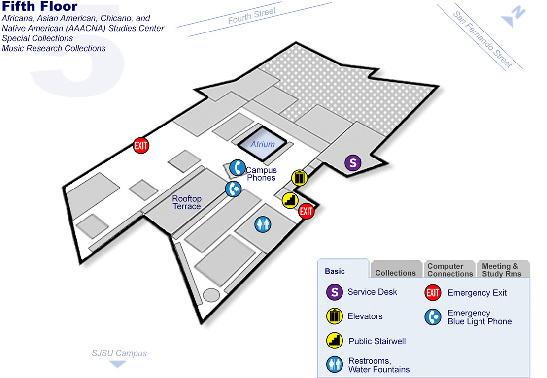 King Library Floor Plans | Dr. Martin Luther King, Jr. Library