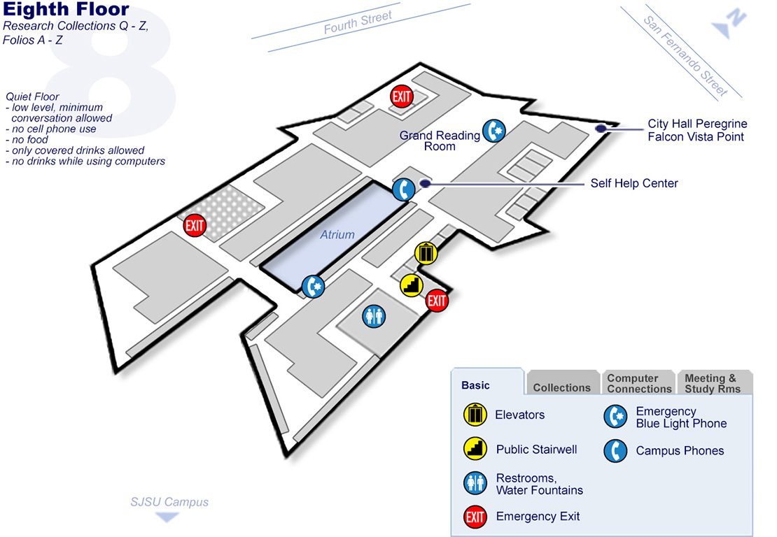 King Library Floor Plans | Dr. Martin Luther King, Jr. Library